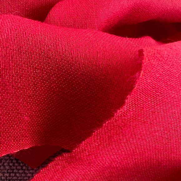NWOT - Red Silky Soft Scarf - Picture 3 of 6